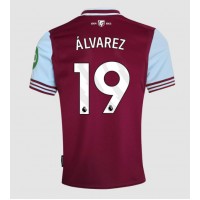 Fotballdrakt Herre West Ham United Edson Alvarez #19 Hjemmedrakt 2024-25 Kortermet